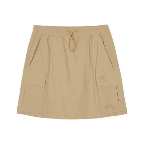 MLB New York Yankees Cargo Short Skirts Women's Khaki