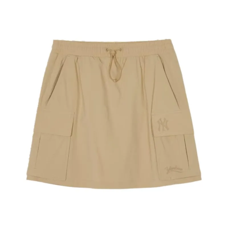 MLB New York Yankees Cargo Short Skirts Women's Khaki-0