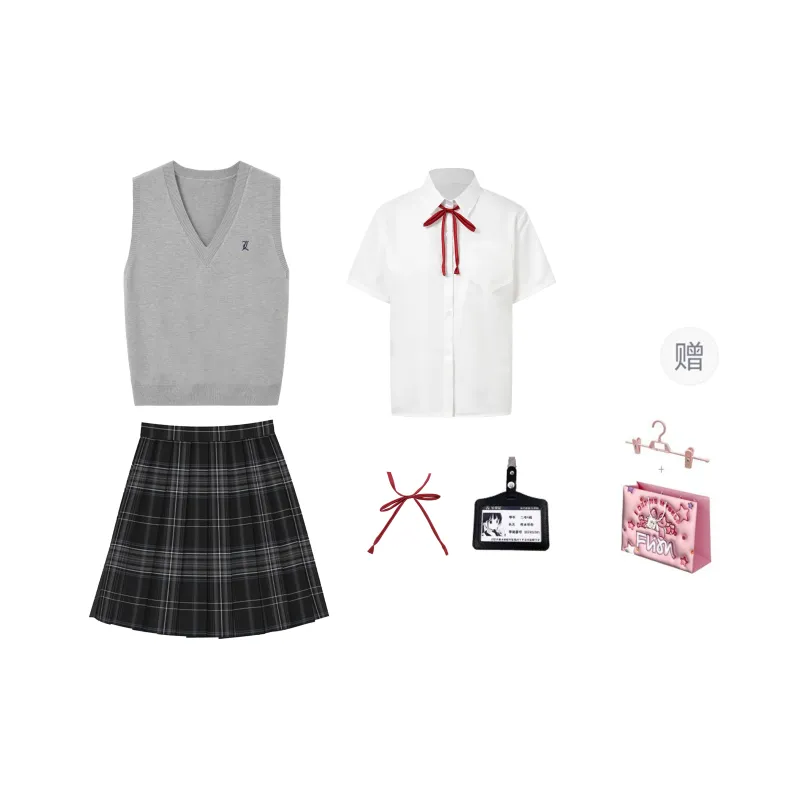 FLIM Uniform Women's Gray+White+Black-0