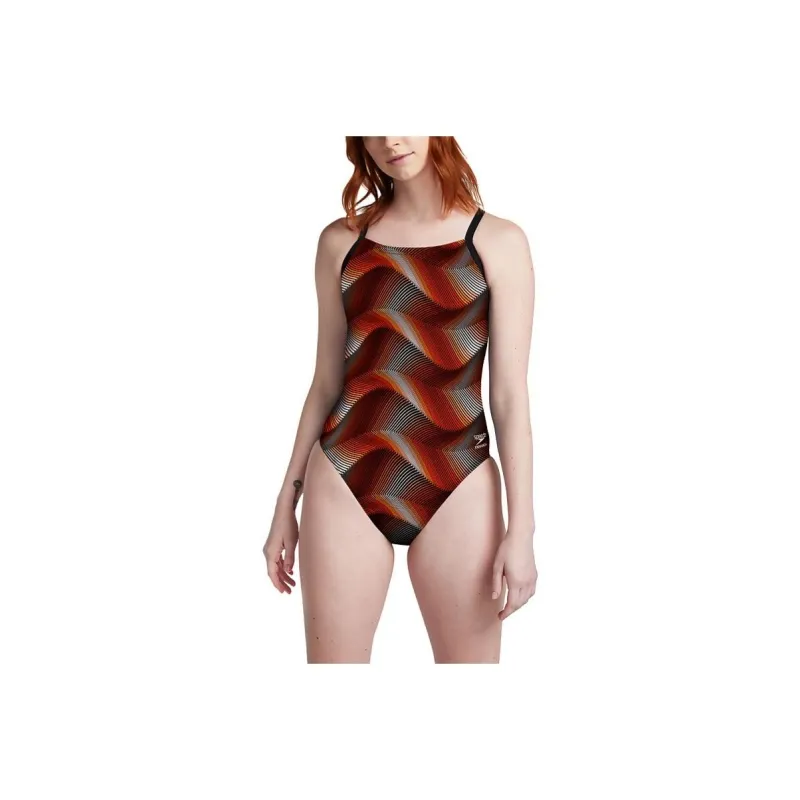 Speedo Precision Strappy One piece Swimsuit Women's-9
