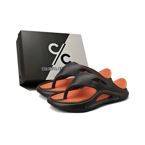 Colorful Creations EVA Slip Resistant Abrasion Resistant Odor Resistant Quiet Flip Flops Unisex