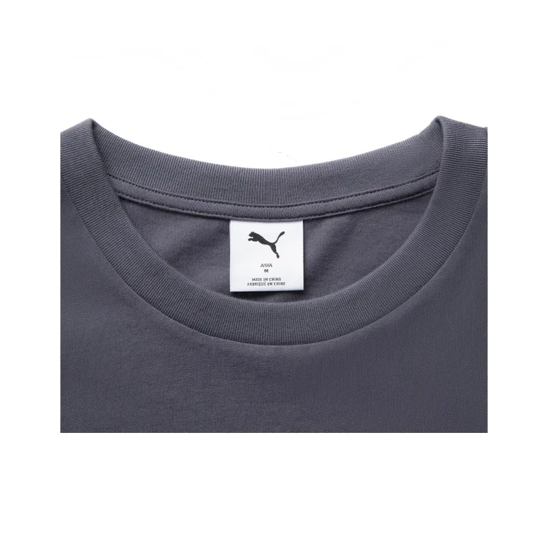 PUMA T Shirts Men Gray-2