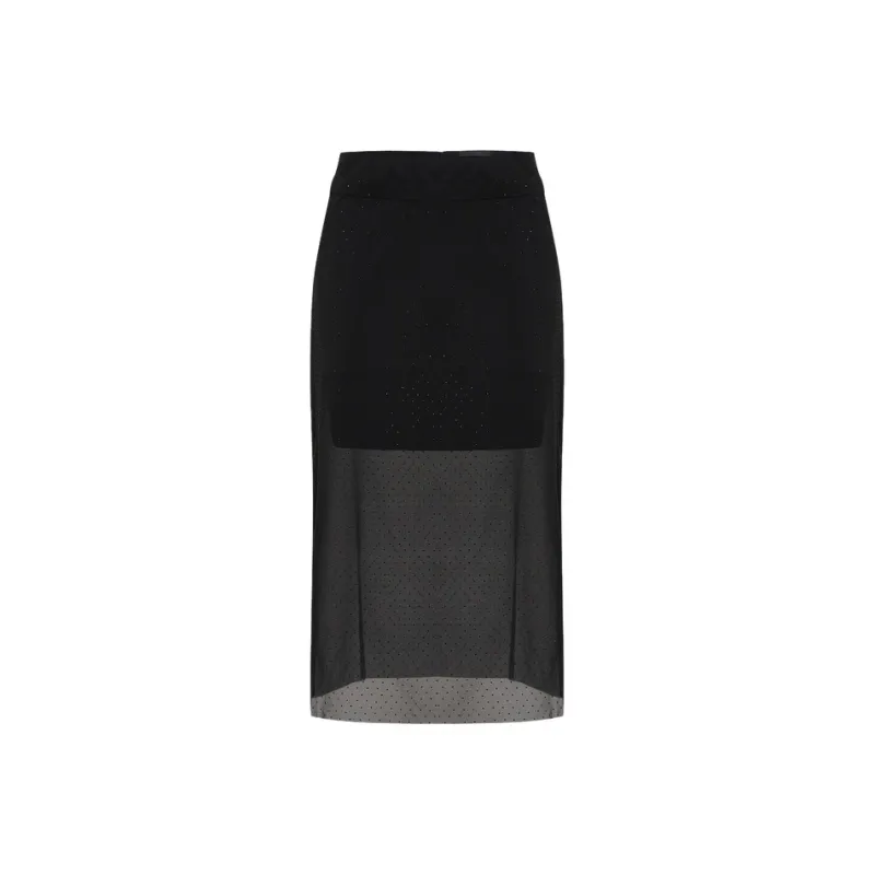 MOCO Casual Long Skirt Women's Black-0