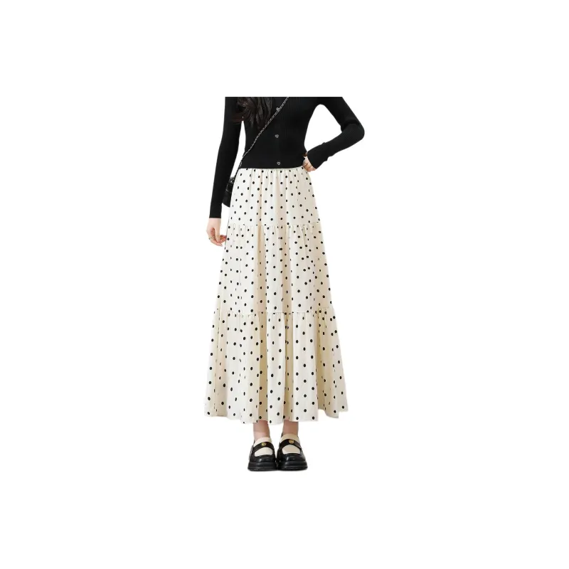 FAWENXIANGZI Casual Long Skirt Women's-1