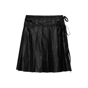 LOW CLASSIC Pleated Zipper Skirt