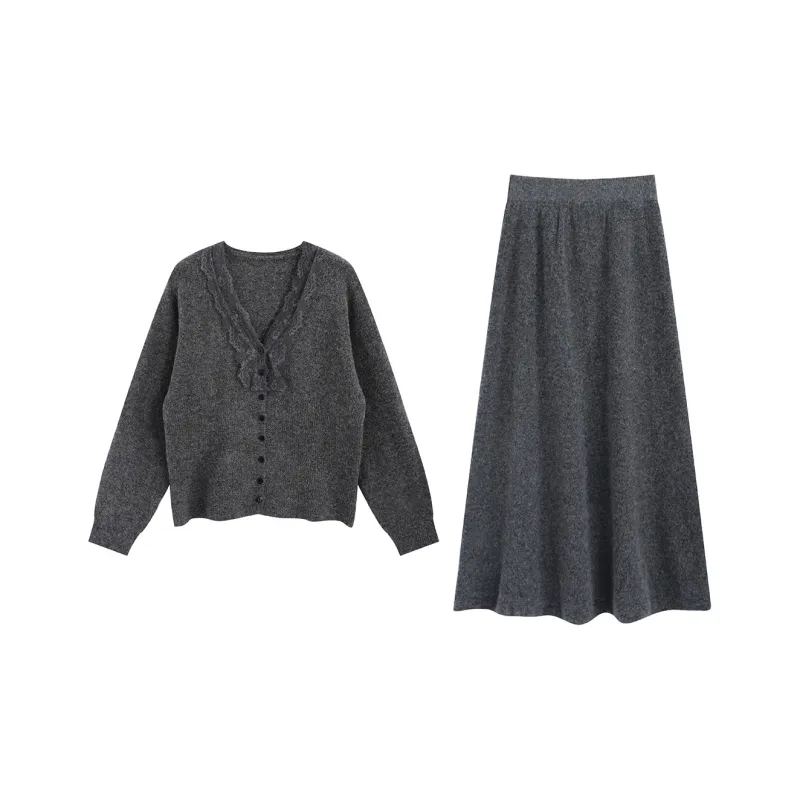 ETSE Two Piece Skirt Sets Women's-0