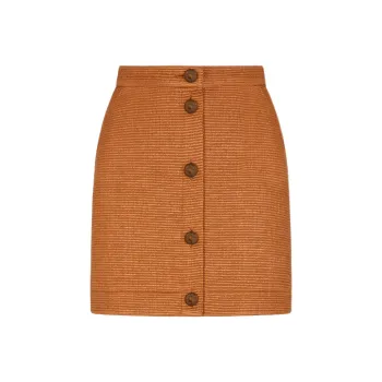 Blaze Milano SS25 Casual Short Skirts Women's Orange