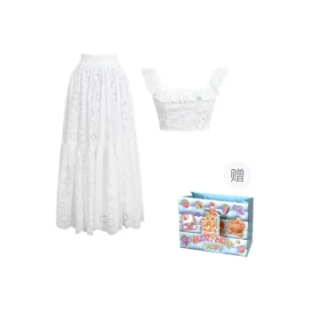 Gentle Welcome Skirt Set Women's White