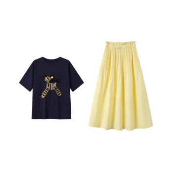 GULIANFEI Two Piece Skirt Sets Women's Image Color