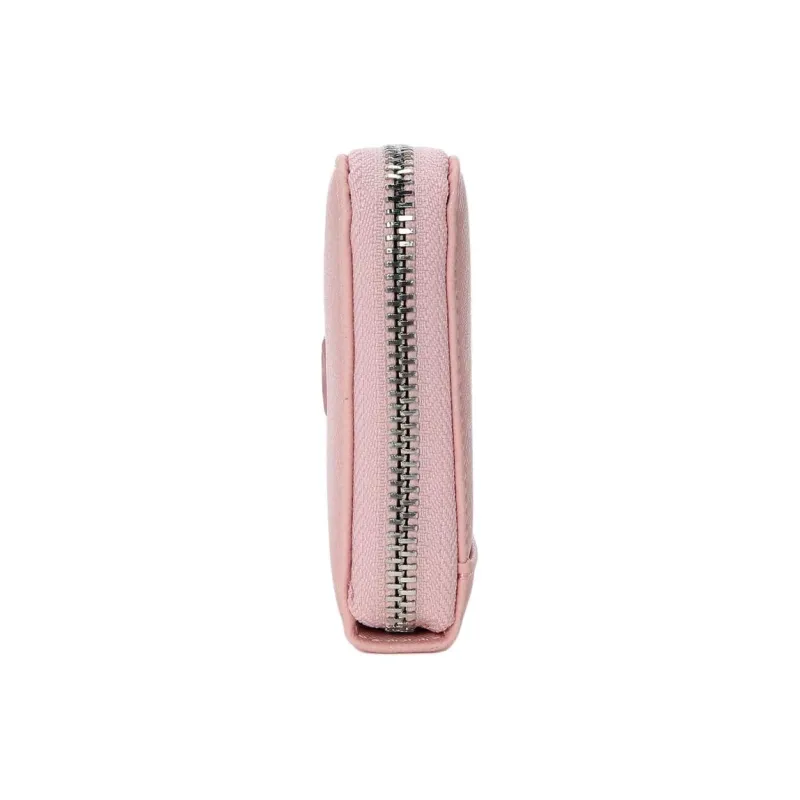 GUESS PVC Polyvinyl Chloride Wallet Medium Size Women's Light Pink-4