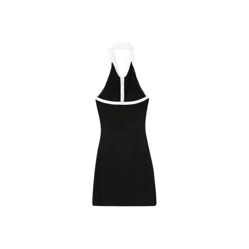 YGPRW Sleeveless Dresses Women's Black-1