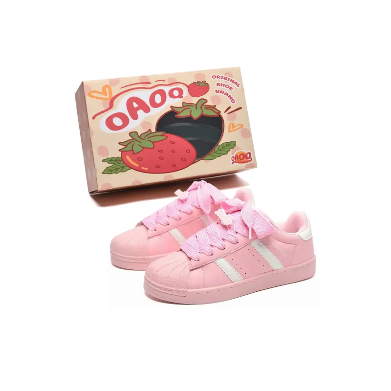 OAOQ Cushioning, Abrasion Resistant, Lightweight, And Breathable Low Top Skateboard Shoes Unisex-78