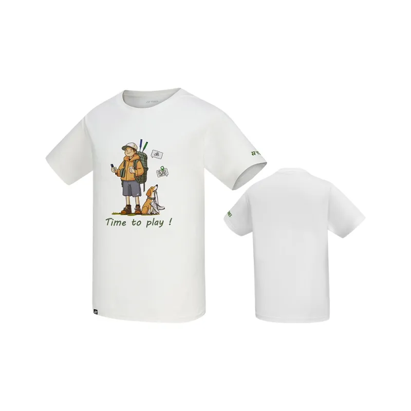 YONEX T Shirts Unisex YOBC4156CR Ecru-2