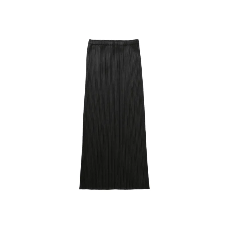 PLEATS PLEASE ISSEY MIYAKE Basics Skirt 'Black'-0