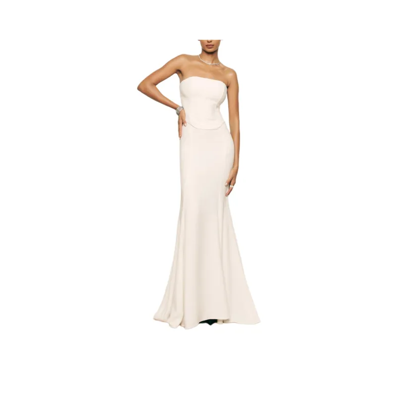 REFORMATION Haisley Two Piece Skirt Set Women's IVORY/Ivory-0