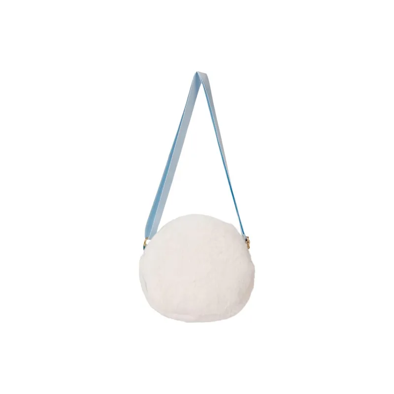 MINISO Plush Crossbody Bag Regular Women's White-1
