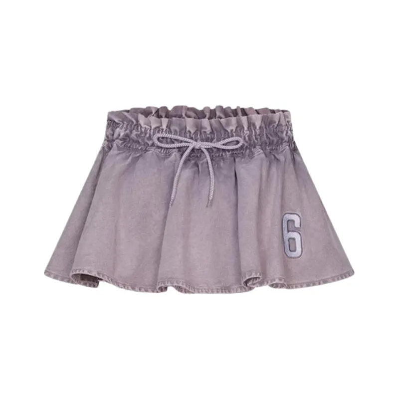URBAN REVIVO Casual Short Skirts Women's Purple-0