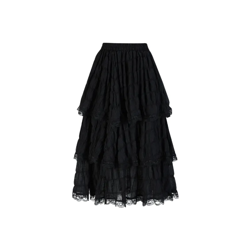 Wen Shan Casual Long Skirt Women's-2