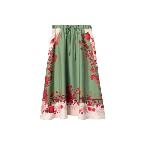 La DOUBLEJ. Woodland print Midi Skirt