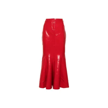 NORMA KAMALI Fishtail Midi Skirt