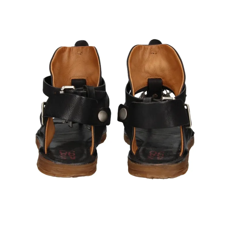 AirStep Roman Sandals Women's Black-5