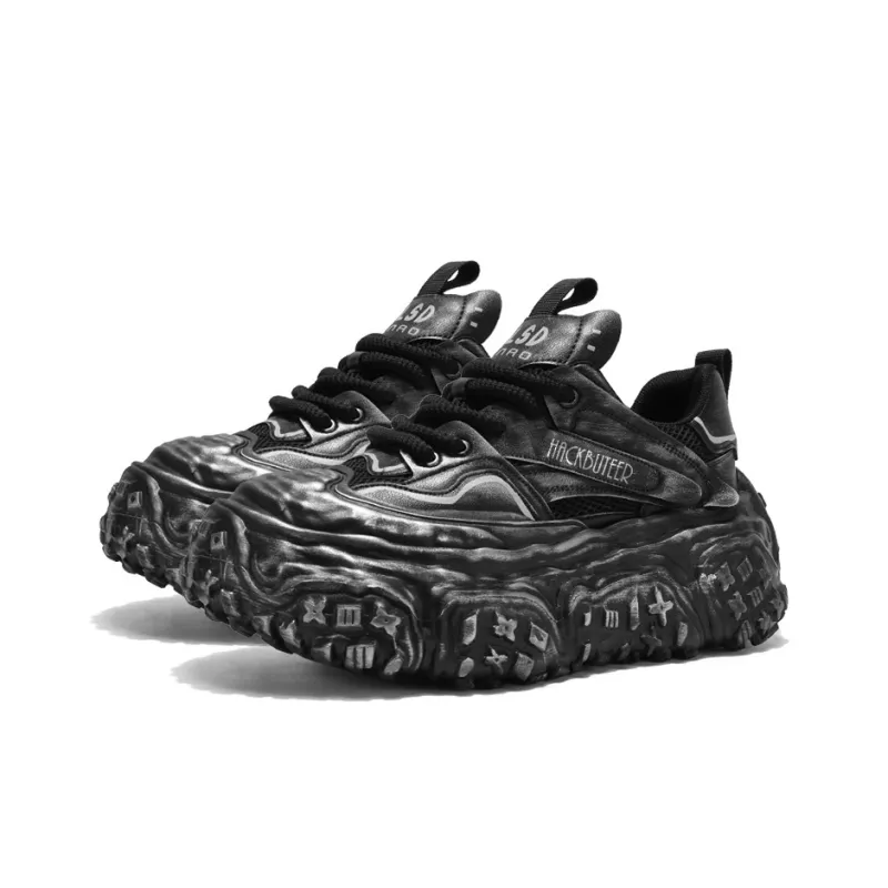 HACKBUTEER Low Top Chunky Sneakers Men's Box Included-7