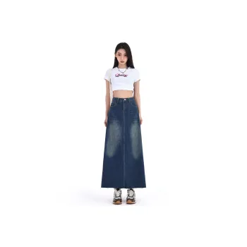 The New Age Family Denim Long Skirt Women's