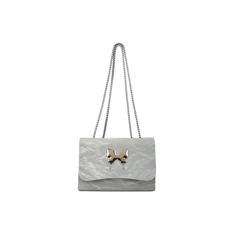 TOUTSEUL YOLO PU Shoulder Bag Women's White/Silver/Black/Blue/Pink-6