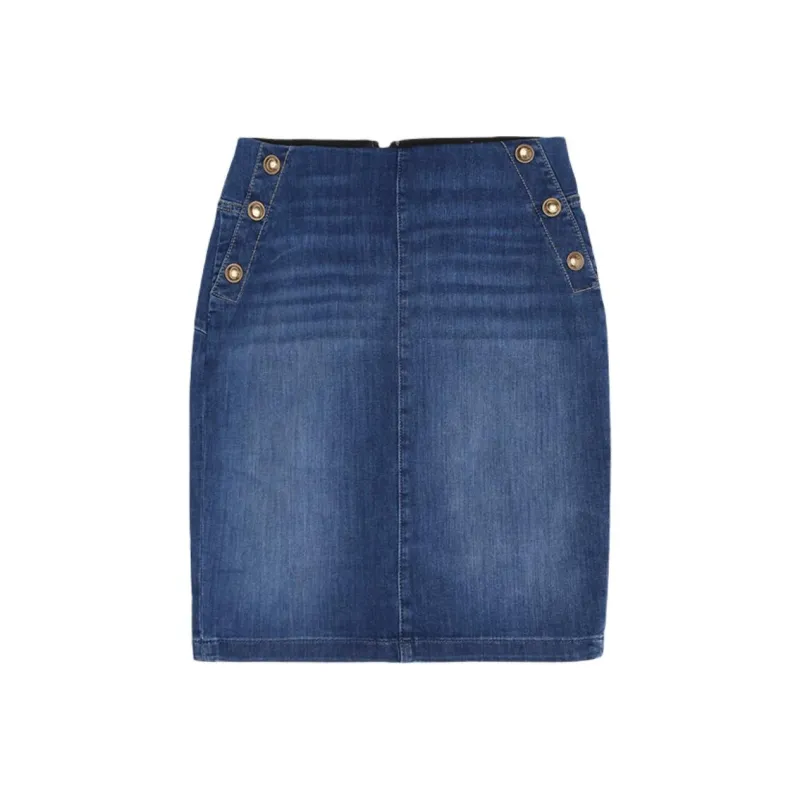 GUESS Denim Short Skirts Women's Blue-0
