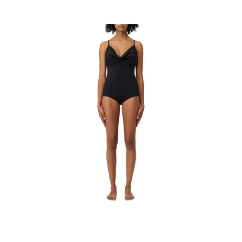 Magda Butrym Draped Scoop Neck Swimsuit
