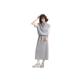 FAWENXIANGZI Two Piece Skirt Sets Women's