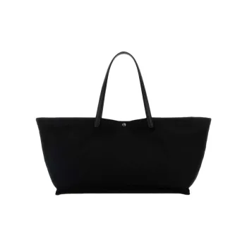 THE ROW Idaho Canvas Tote Bag, Shopping Bag, Shoulder Bag Extra Large Women's Black