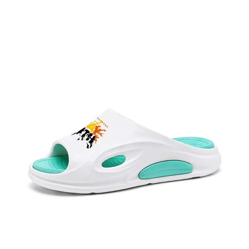Colorful Creations EVA Cut Out Slip Resistant Abrasion Resistant Odor Resistant Quiet Slide Slippers Unisex-8