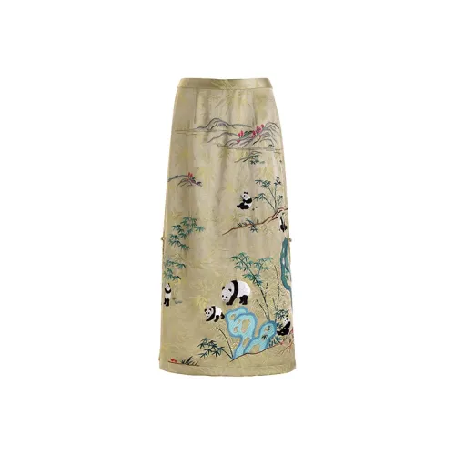 A LIFE ON THE LEFT Casual Long Skirt Women's Bergamot