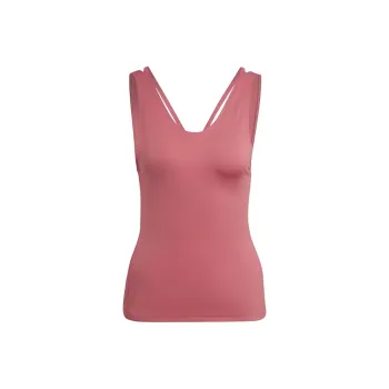 Adidas YOGA STUDIO TANK TOP Sport Vests Women's Pink Terracotta