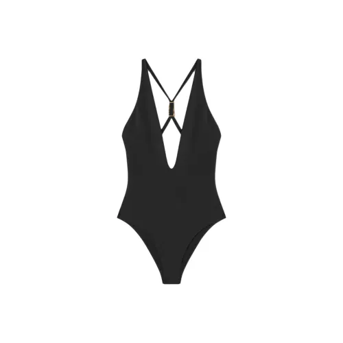 VERSACE Safety Pin Detailed One Piece Swimsuit