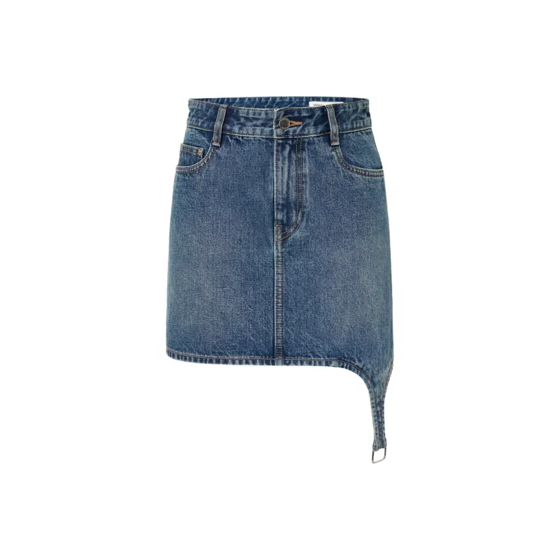 MOCO x COPERNI Denim Short Skirts Women's Denim Blue-0