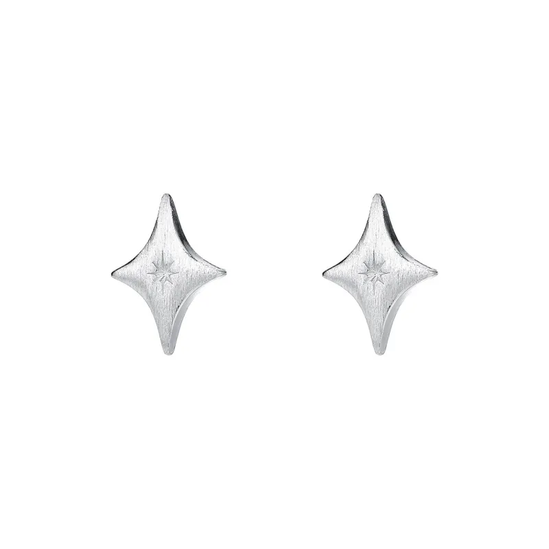 MONI JEWELLERY S999 Fine Silver Stud Earrings Women's-0