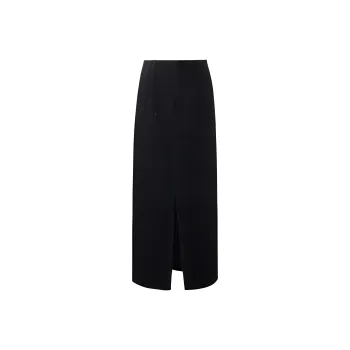 GOELIA Casual Long Skirt Women's Black