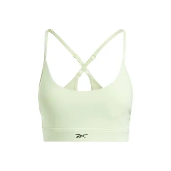 Reebok Lux Strappy Sports Bra Sports Underwear Women's Mandarin Orange Shiny