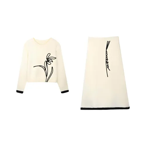 MISHOW Skirt Set Women's Apricot