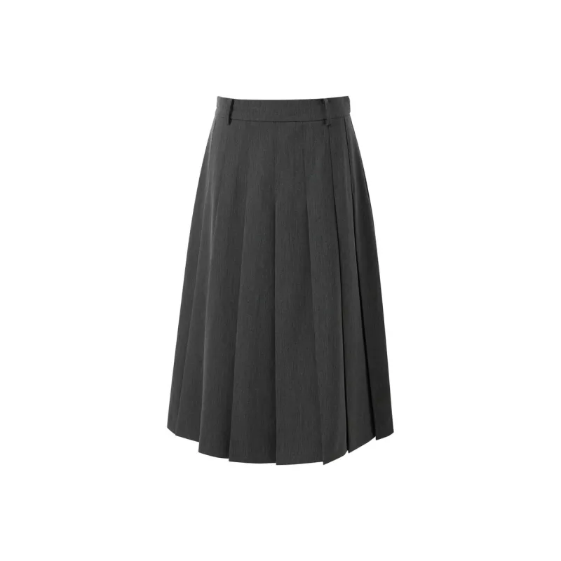 3COLOUR Casual Long Skirt Women's Deep Gray-0