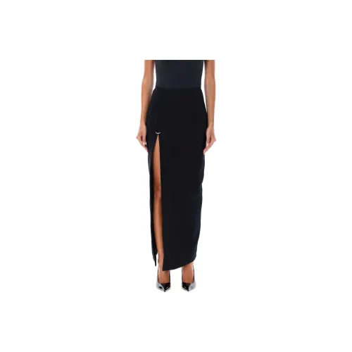 Mugler Front Slit Pierced Pencil Skirt