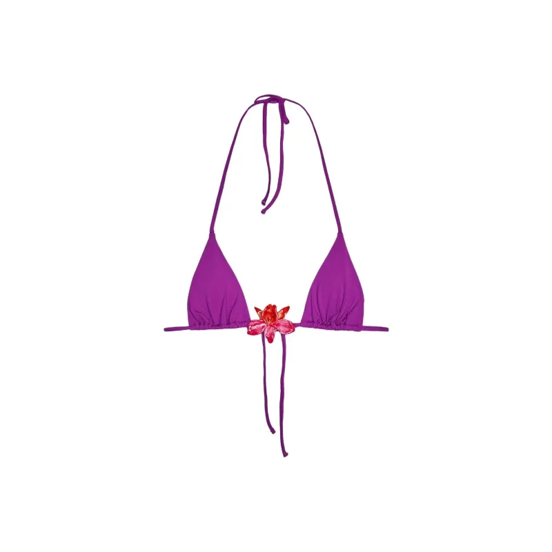 ZARA Bikini Women's Dark Purple Red-0