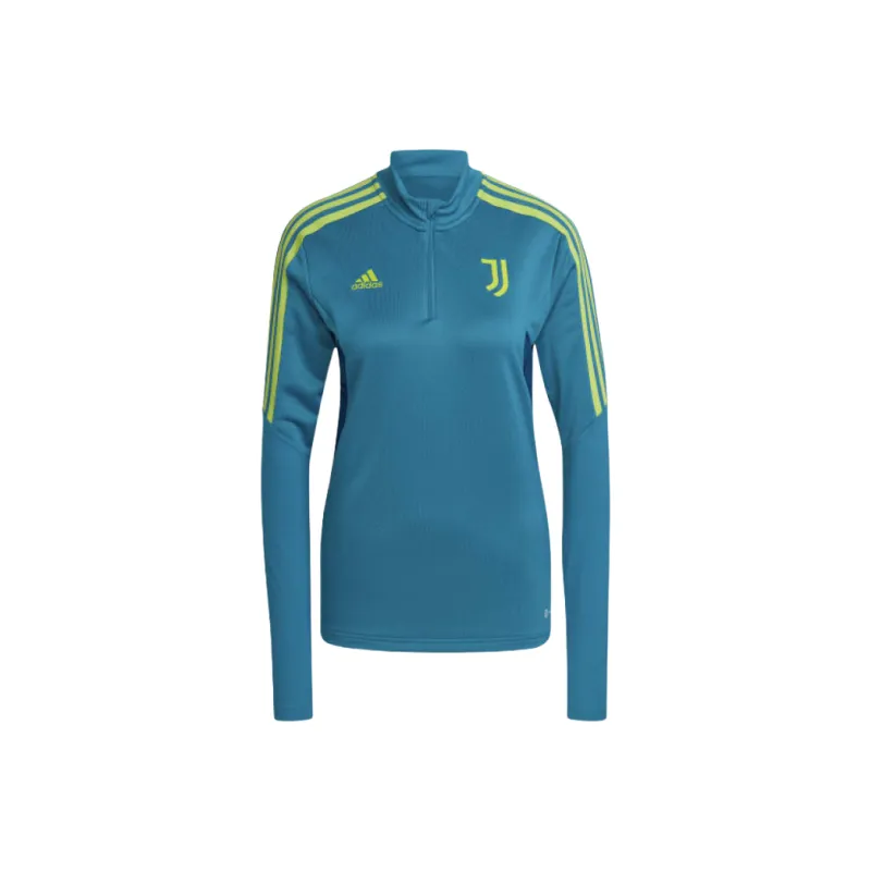 Adidas Juventus CONDIVO 22 Soccer Jerseys Women's Energetic Cyan-0