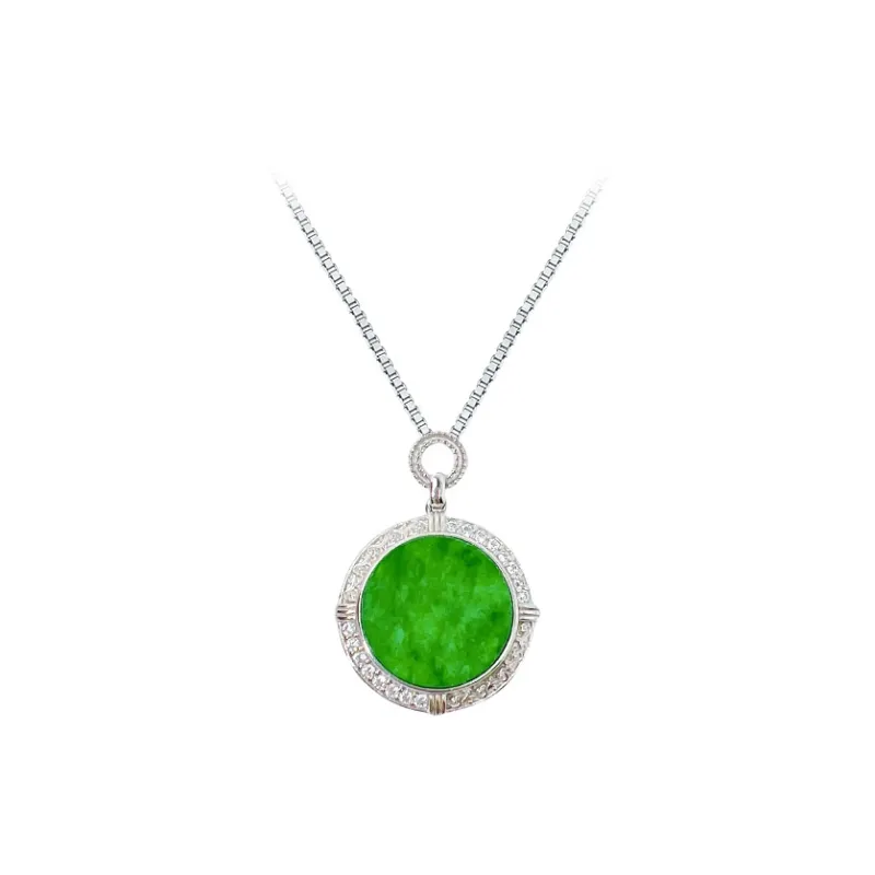 SIYIJIA Bean Type Jadeite Pendants Unisex-0