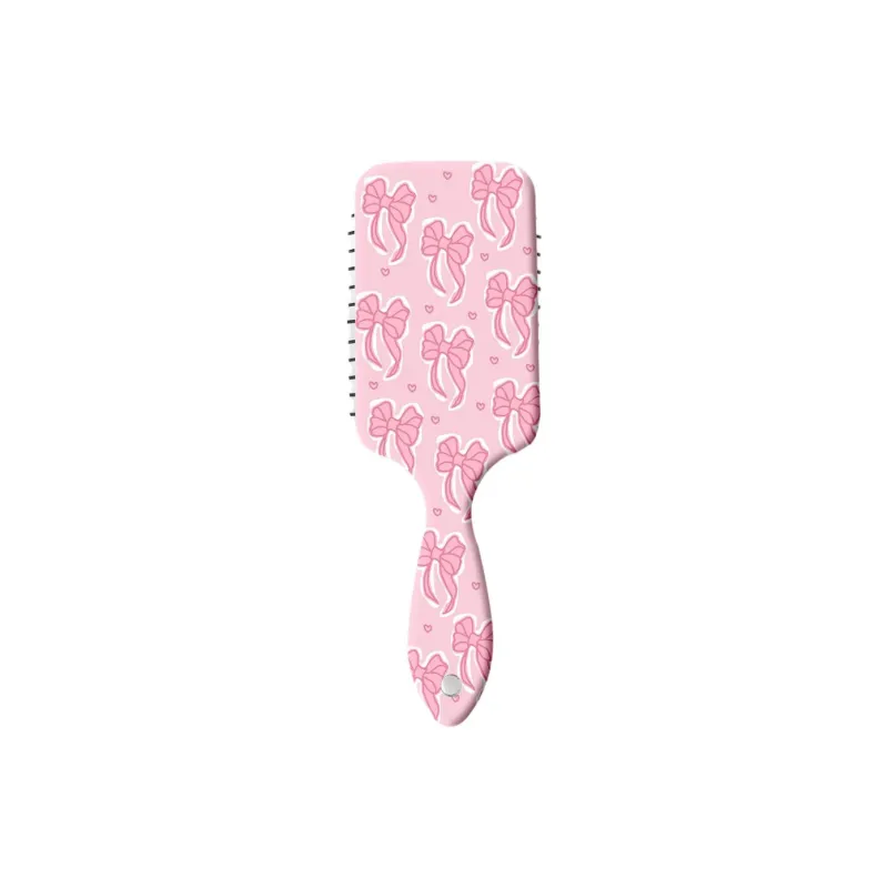 Future Maple Bowknot Print Anti Tangling Comb Scalp Massage Cushion-4