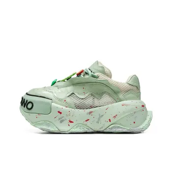 XMZY Dreamy Paint Abrasion Resistant Height Increasing Low Top Chunky Sneakers Women's