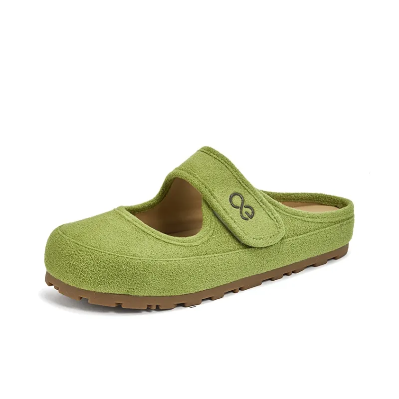 LINGPAO Rubber Sole Stitching Slip Resistant Closed Toe Slippers Women's-1