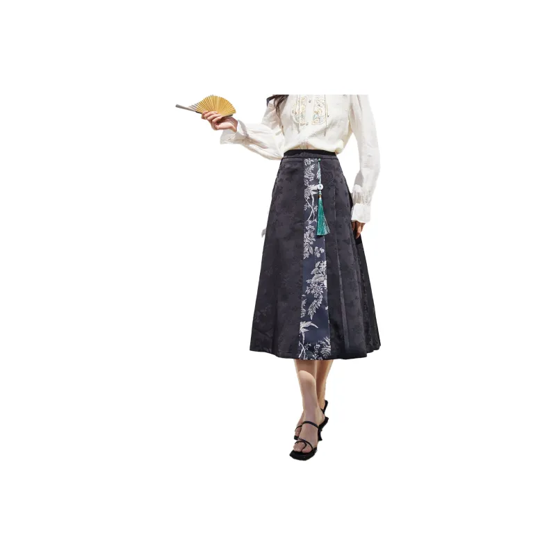 A Paradise For Awakening Casual Long Skirt Women's-0